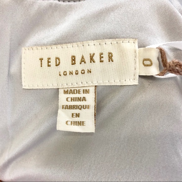 ❌SOLD❌NWT TED BAKER Metallic Versailles Dress - Picture 7 of 8